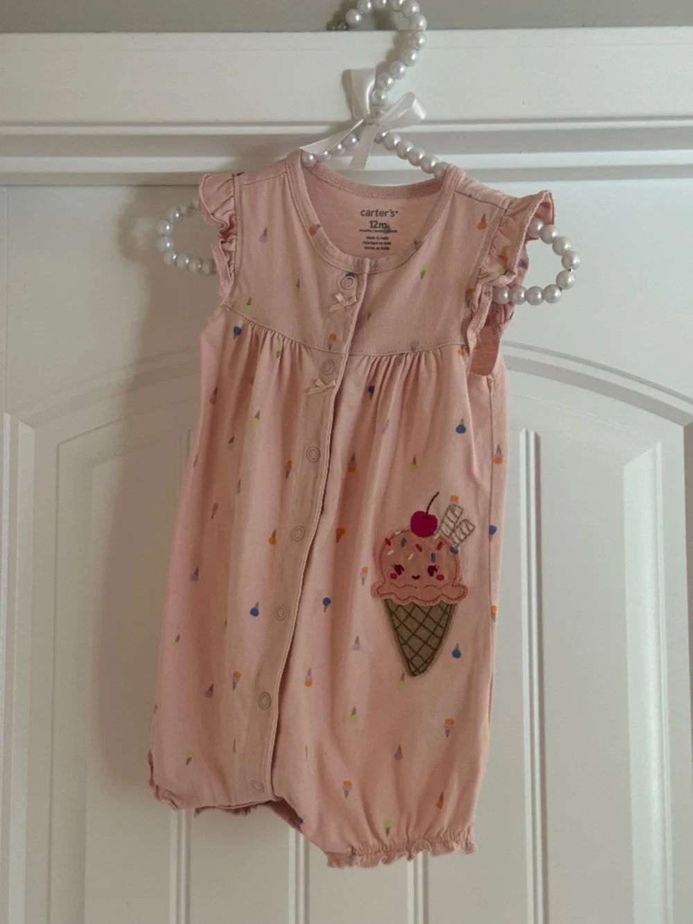 Carter’s Ice Cream Baby Girl 12 Month Romper
